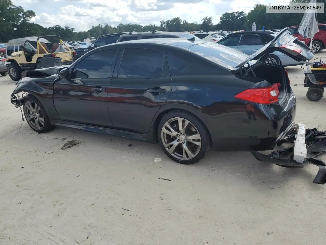 2014 Infiniti Q70 3.7 VIN: JN1BY1AP2EM260549 Lot: 62111725