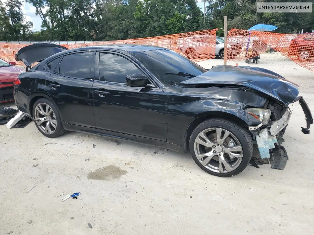 2014 Infiniti Q70 3.7 VIN: JN1BY1AP2EM260549 Lot: 62111725