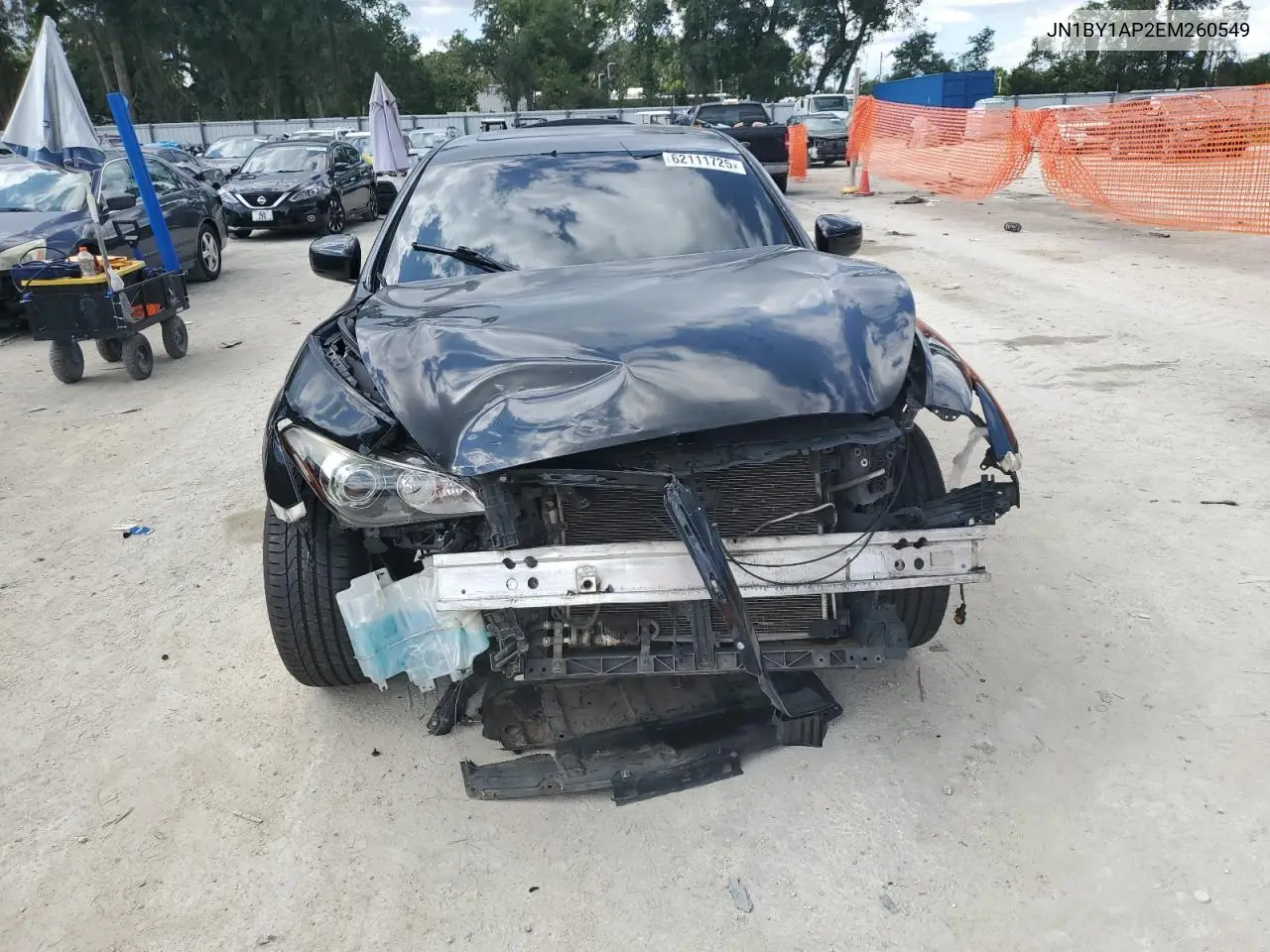 2014 Infiniti Q70 3.7 VIN: JN1BY1AP2EM260549 Lot: 62111725