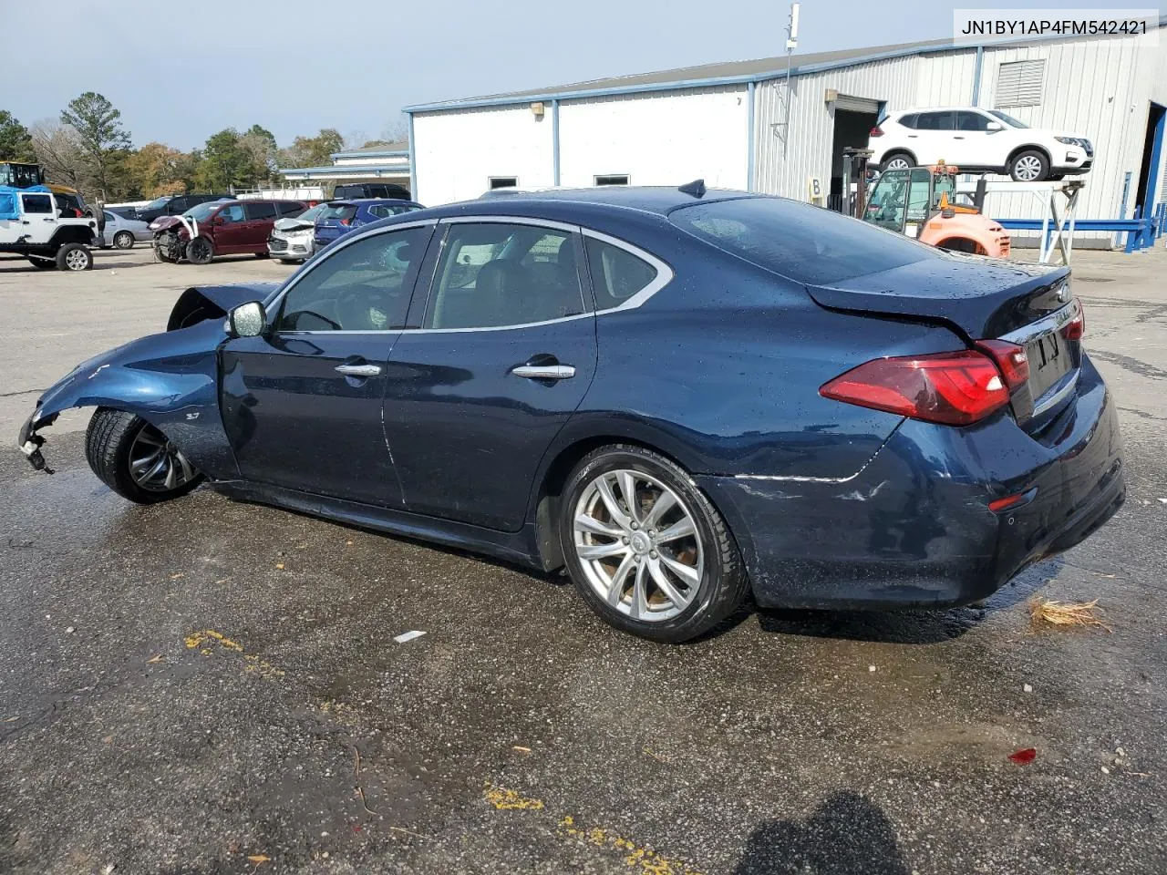 2015 Infiniti Q70 3.7 VIN: JN1BY1AP4FM542421 Lot: 42403435