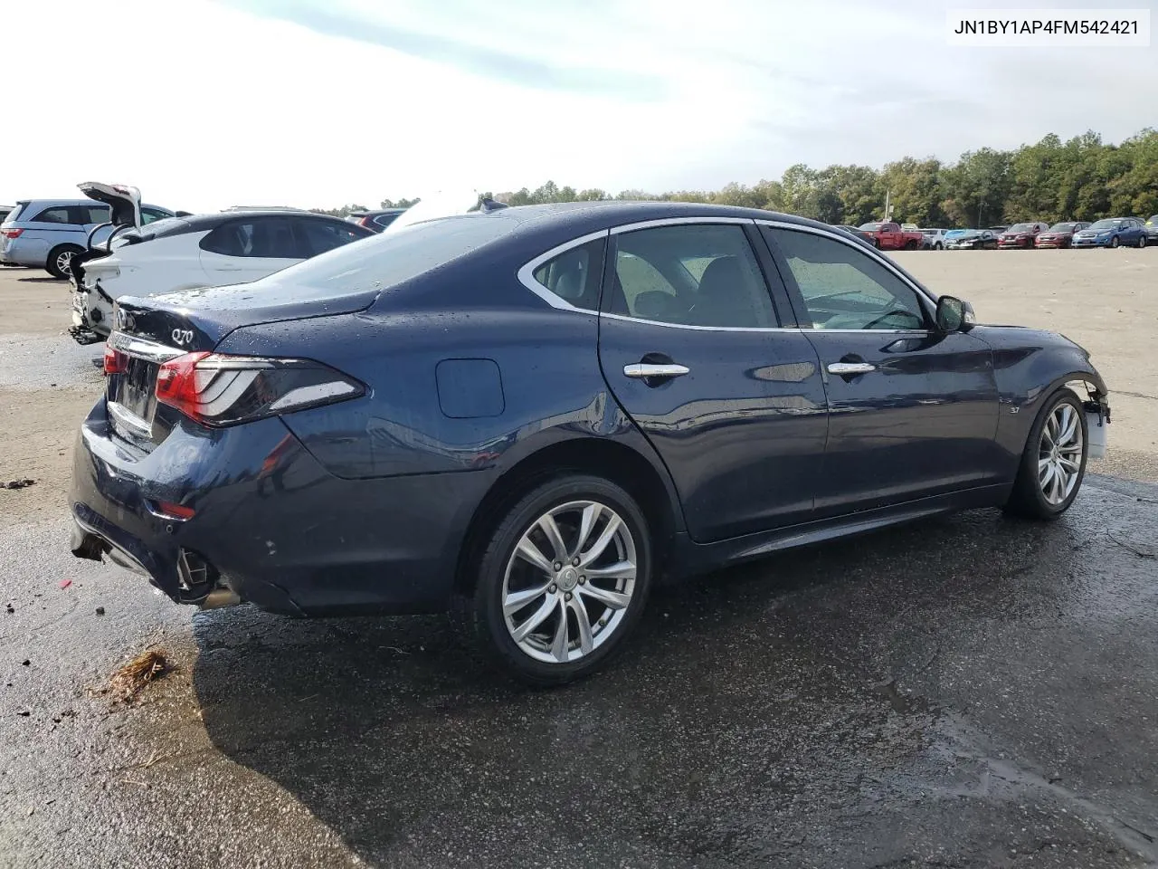 2015 Infiniti Q70 3.7 VIN: JN1BY1AP4FM542421 Lot: 42403435
