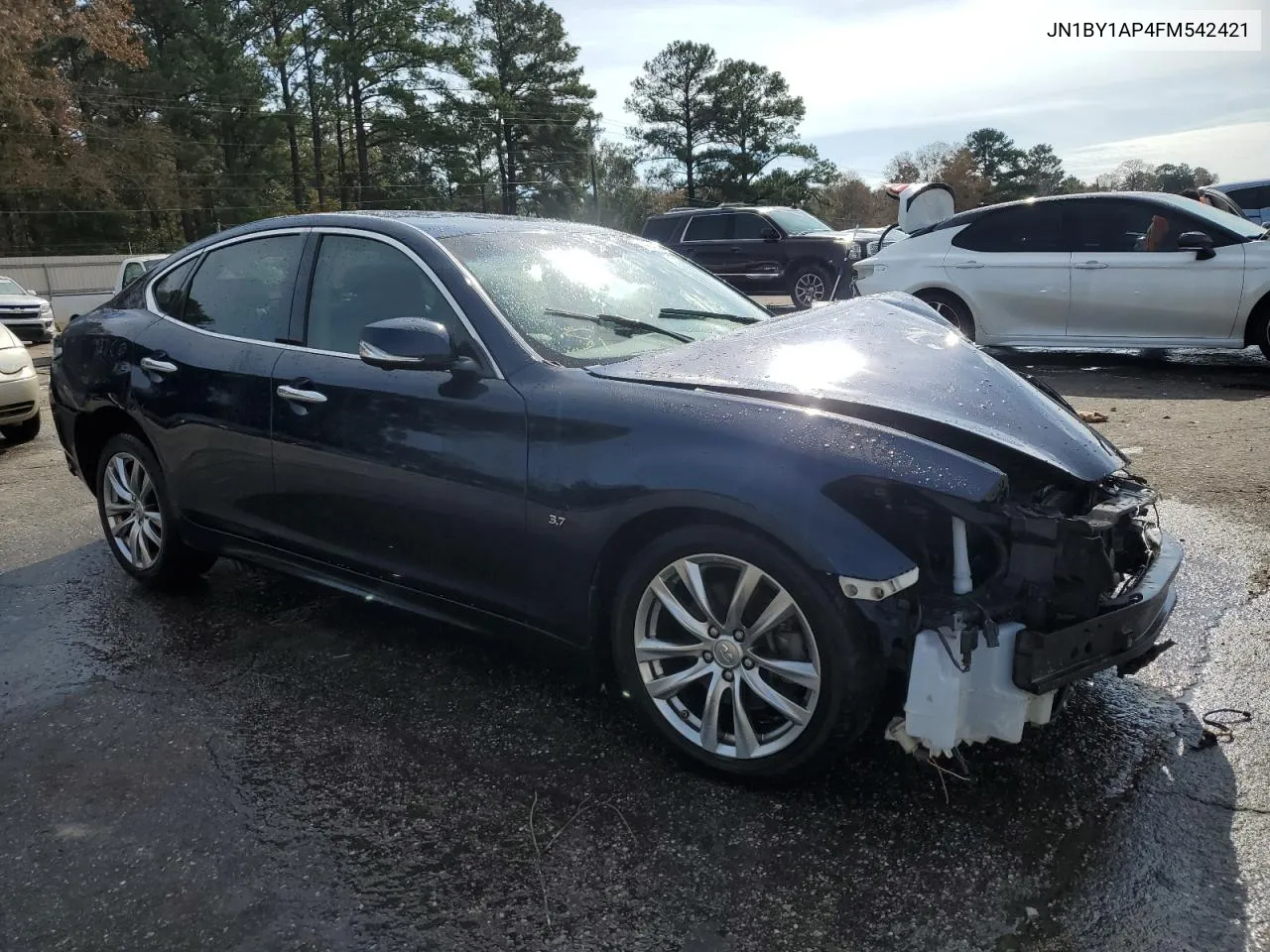 2015 Infiniti Q70 3.7 VIN: JN1BY1AP4FM542421 Lot: 42403435