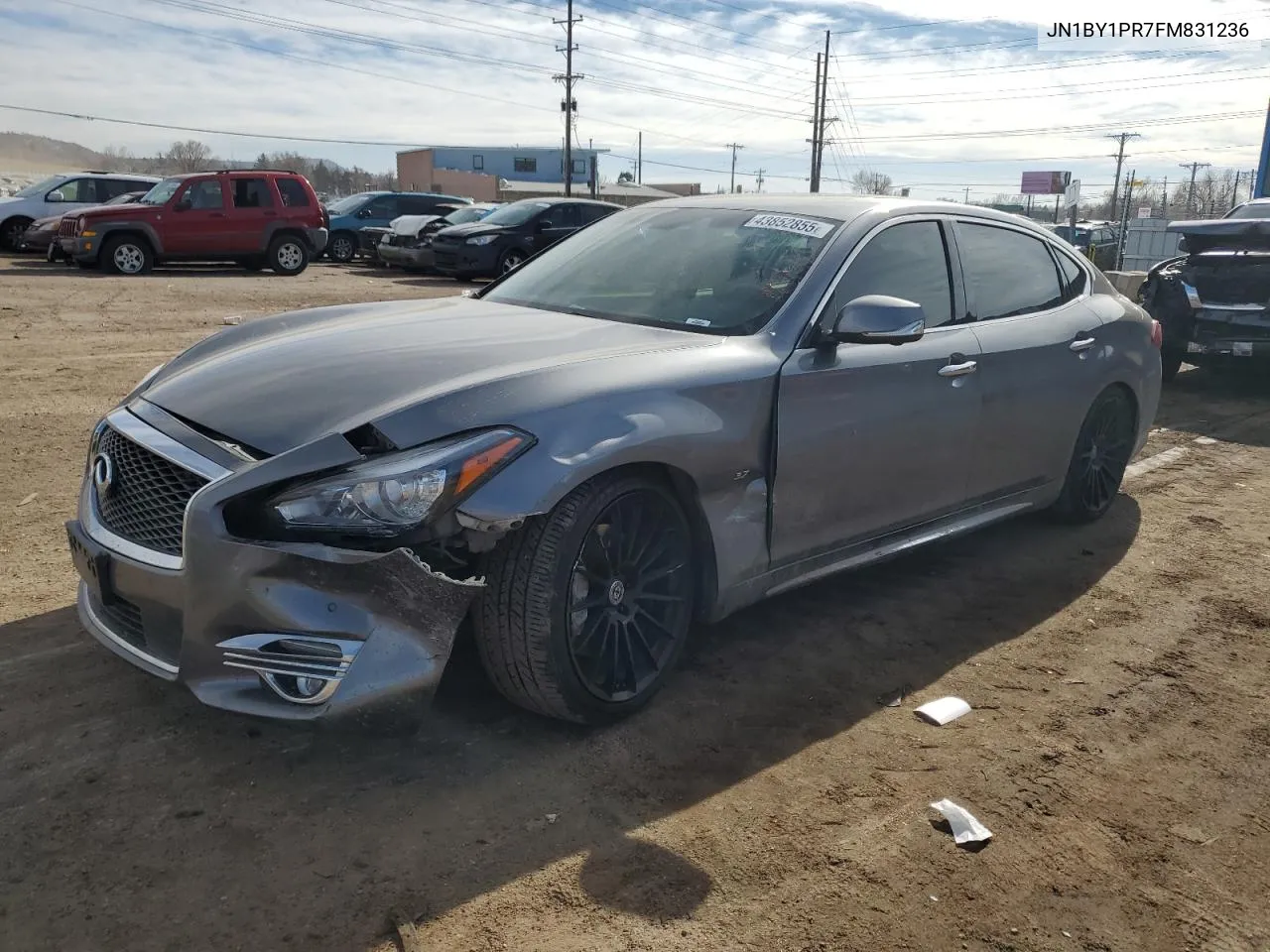 2015 Infiniti Q70L 3.7 VIN: JN1BY1PR7FM831236 Lot: 43852855