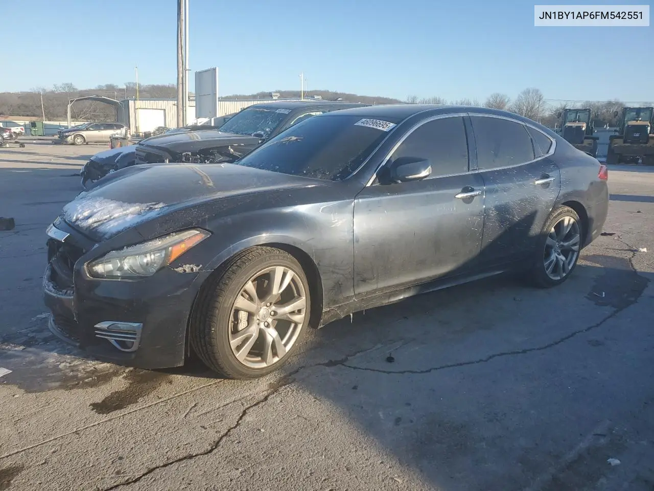 2015 Infiniti Q70 3.7 VIN: JN1BY1AP6FM542551 Lot: 46096695