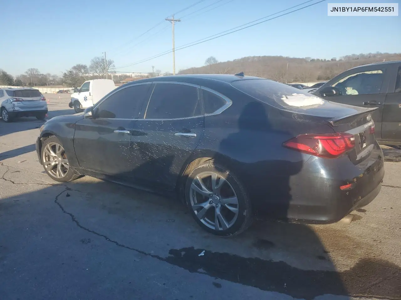 2015 Infiniti Q70 3.7 VIN: JN1BY1AP6FM542551 Lot: 46096695