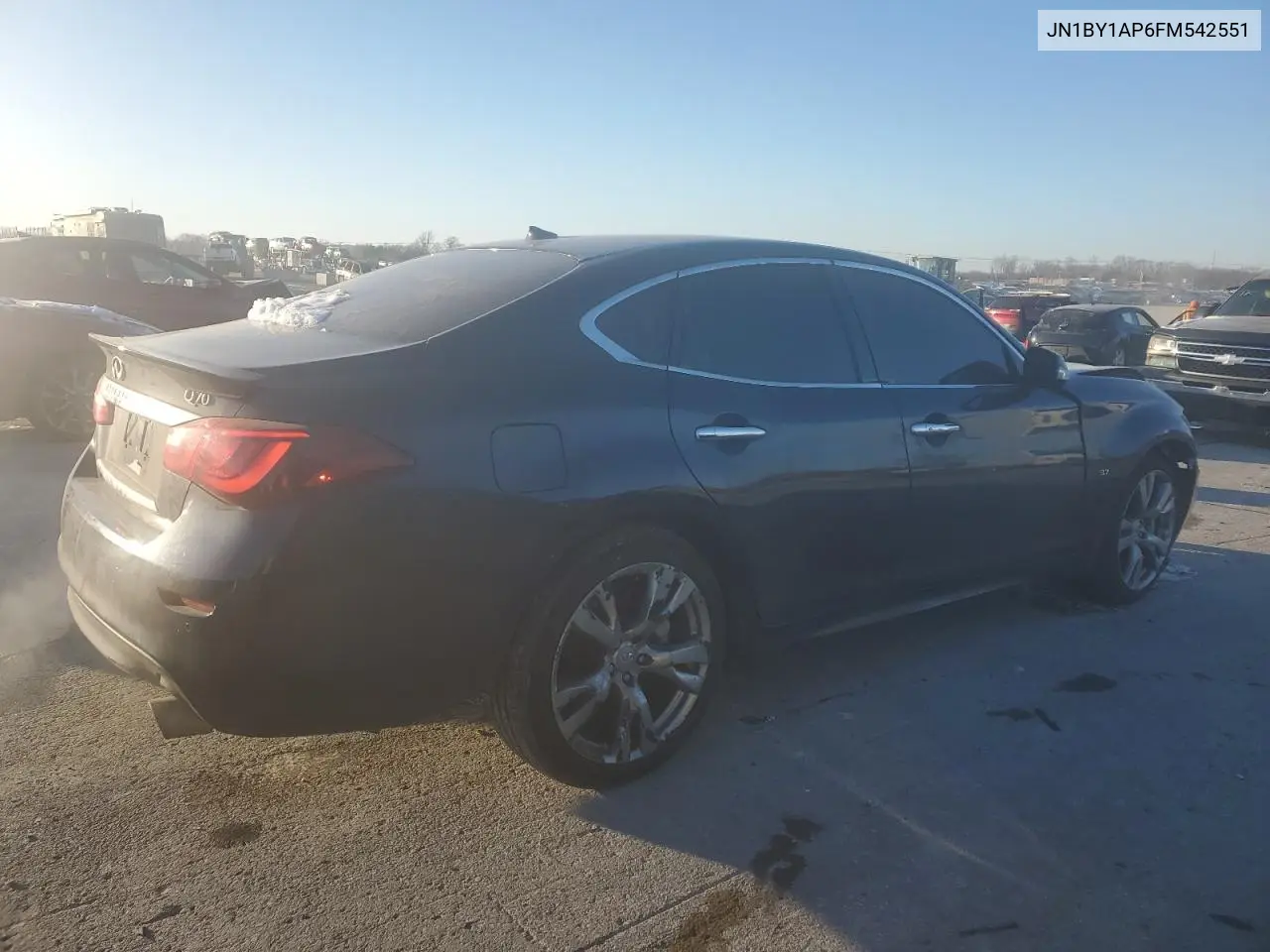 2015 Infiniti Q70 3.7 VIN: JN1BY1AP6FM542551 Lot: 46096695