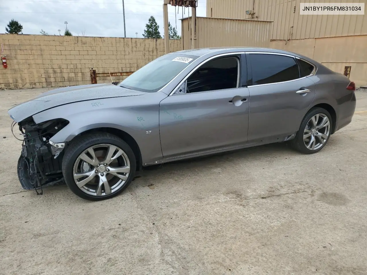 2015 Infiniti Q70L 3.7 VIN: JN1BY1PR6FM831034 Lot: 51889835