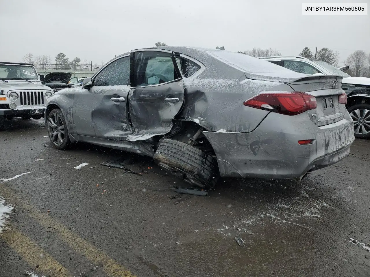 2015 Infiniti Q70 3.7 VIN: JN1BY1AR3FM560605 Lot: 51910105