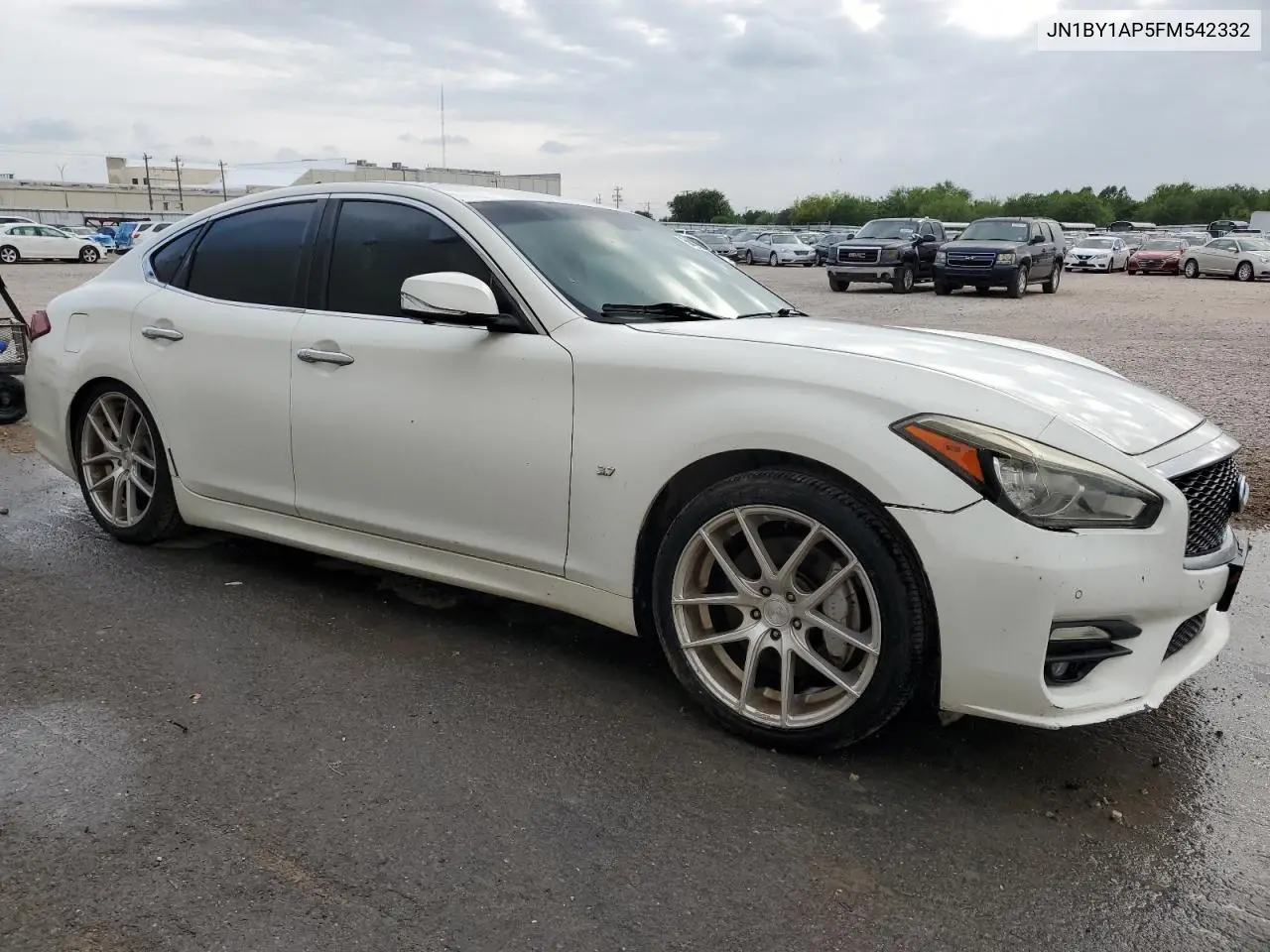 2015 Infiniti Q70 3.7 VIN: JN1BY1AP5FM542332 Lot: 54433615
