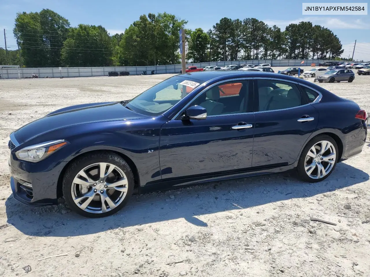 2015 Infiniti Q70 3.7 VIN: JN1BY1APXFM542584 Lot: 55623105