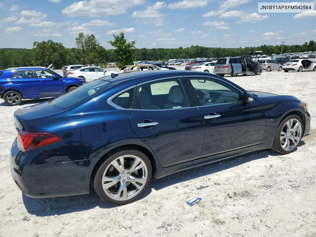 2015 Infiniti Q70 3.7 VIN: JN1BY1APXFM542584 Lot: 55623105