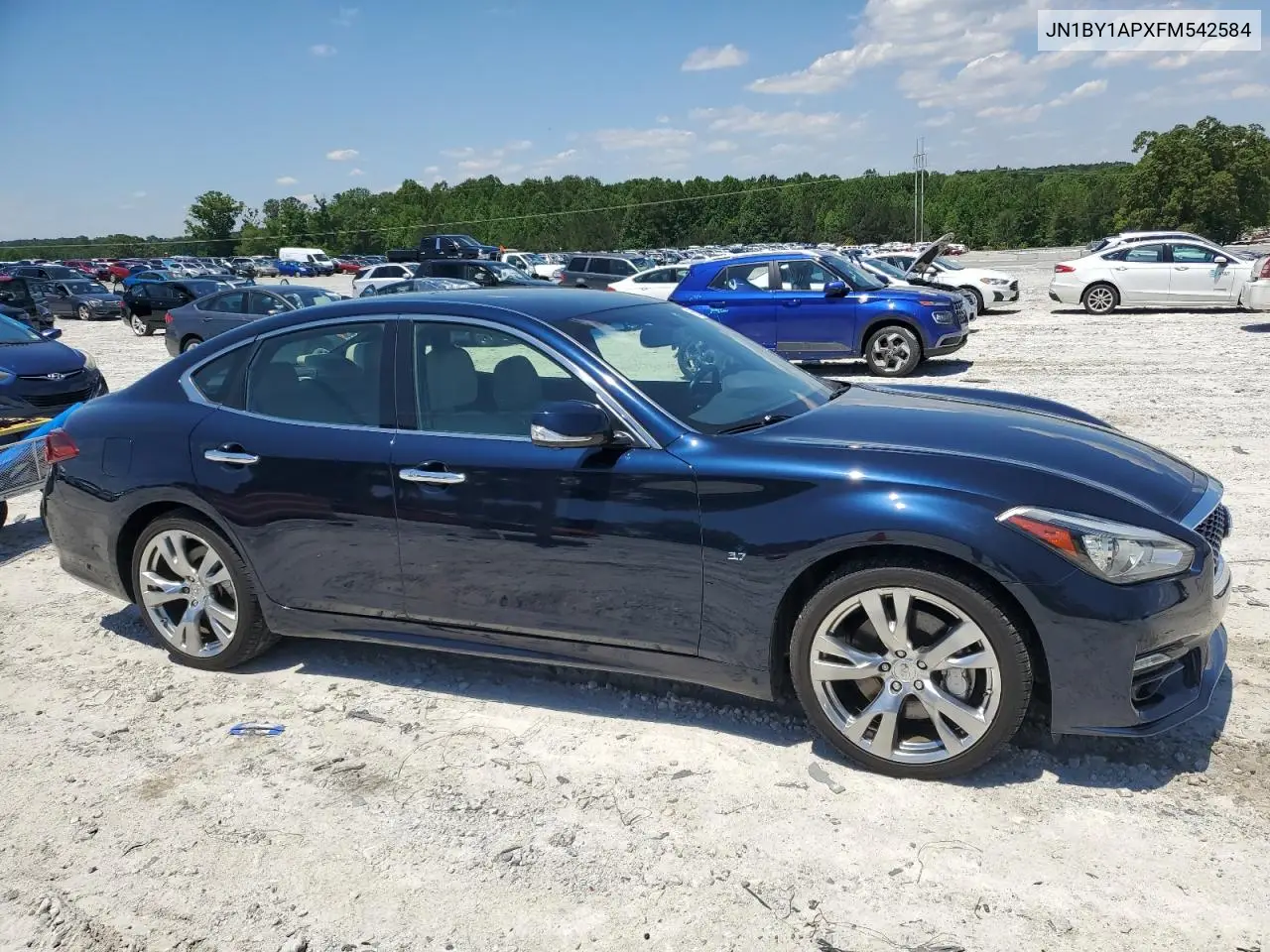 2015 Infiniti Q70 3.7 VIN: JN1BY1APXFM542584 Lot: 55623105