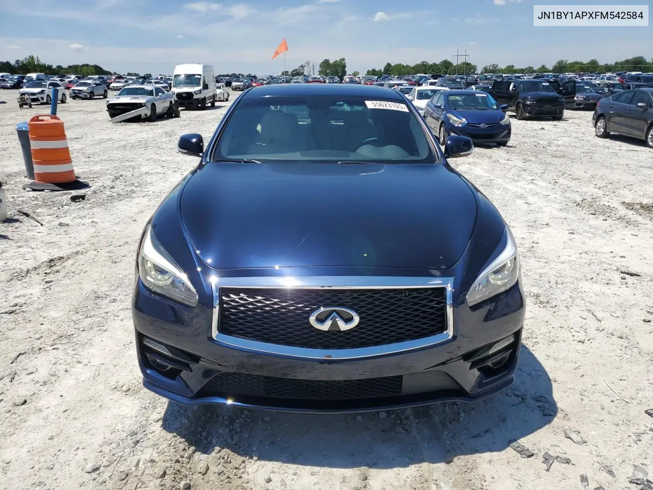 2015 Infiniti Q70 3.7 VIN: JN1BY1APXFM542584 Lot: 55623105