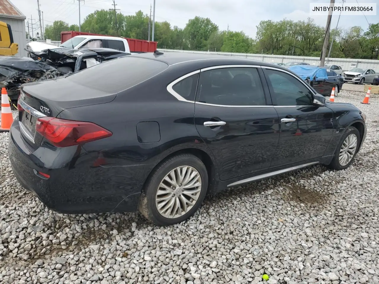 2015 Infiniti Q70L 3.7 VIN: JN1BY1PR1FM830664 Lot: 56182275