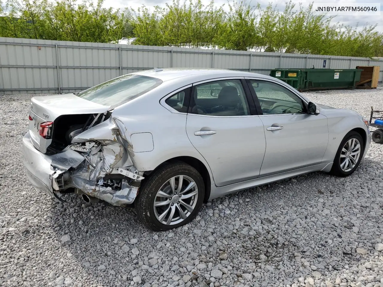 2015 Infiniti Q70 3.7 VIN: JN1BY1AR7FM560946 Lot: 56323775