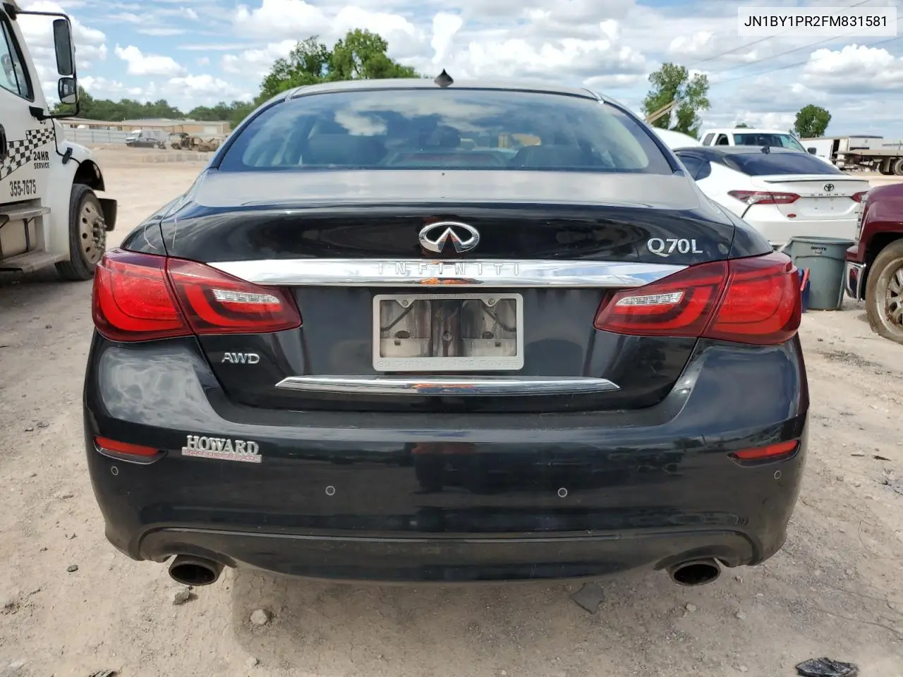 2015 Infiniti Q70L 3.7 VIN: JN1BY1PR2FM831581 Lot: 56328035
