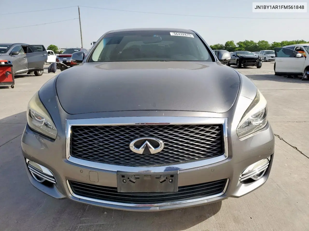 2015 Infiniti Q70 3.7 VIN: JN1BY1AR1FM561848 Lot: 56432875