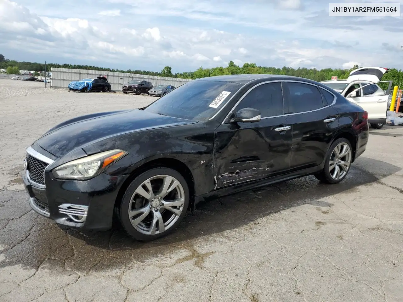 2015 Infiniti Q70 3.7 VIN: JN1BY1AR2FM561664 Lot: 56553975