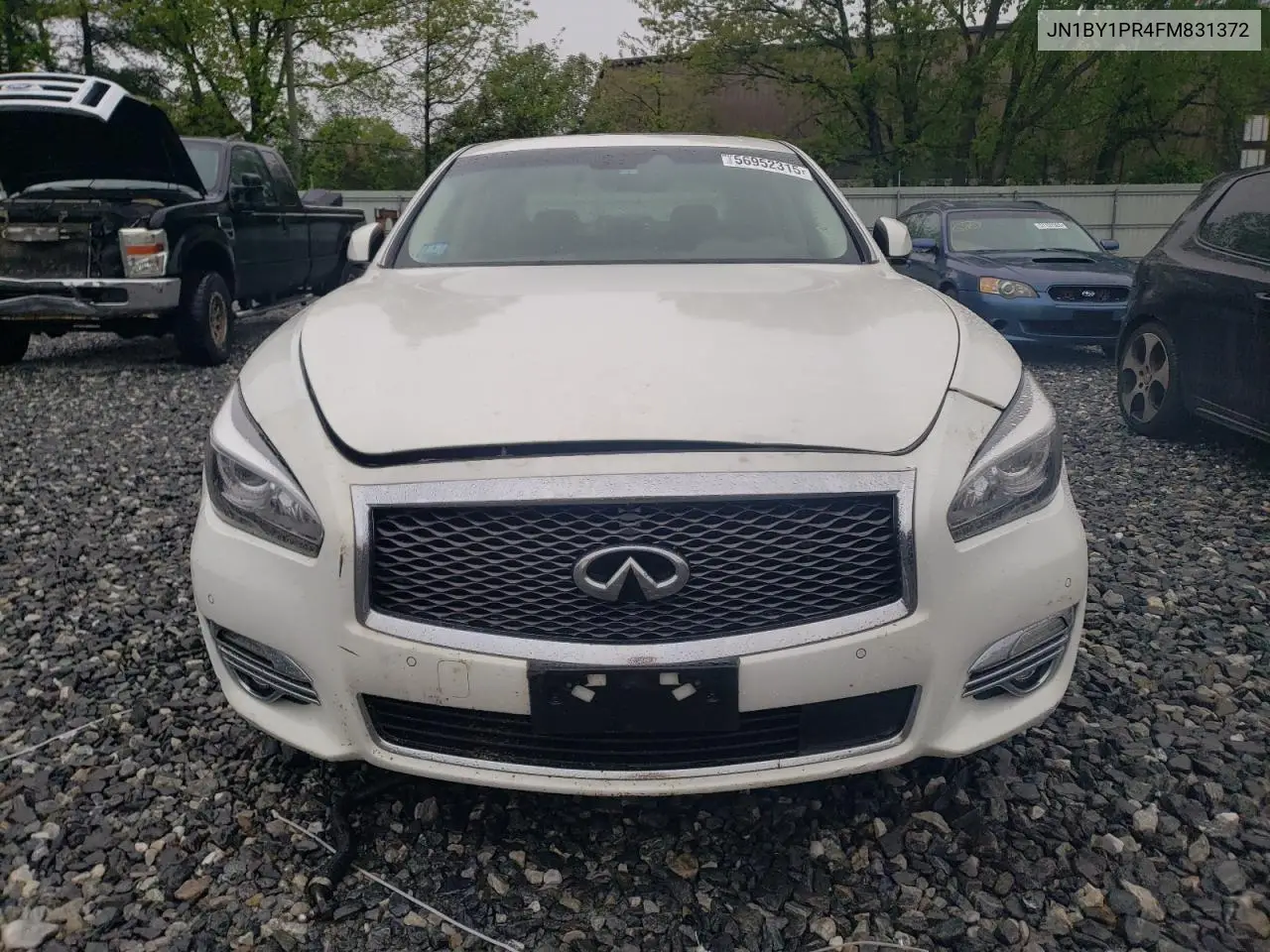 2015 Infiniti Q70L 3.7 VIN: JN1BY1PR4FM831372 Lot: 56952315