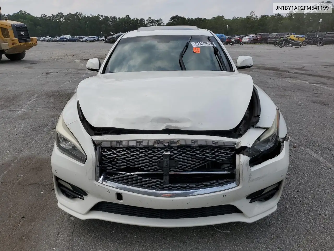 2015 Infiniti Q70 3.7 VIN: JN1BY1AP2FM541199 Lot: 57453875