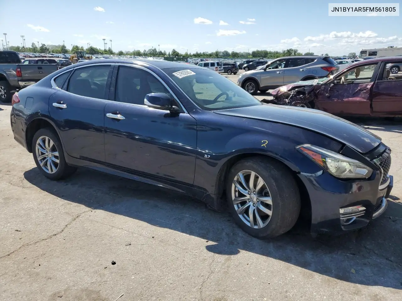 2015 Infiniti Q70 3.7 VIN: JN1BY1AR5FM561805 Lot: 57892685