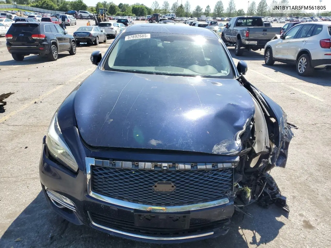 2015 Infiniti Q70 3.7 VIN: JN1BY1AR5FM561805 Lot: 57892685