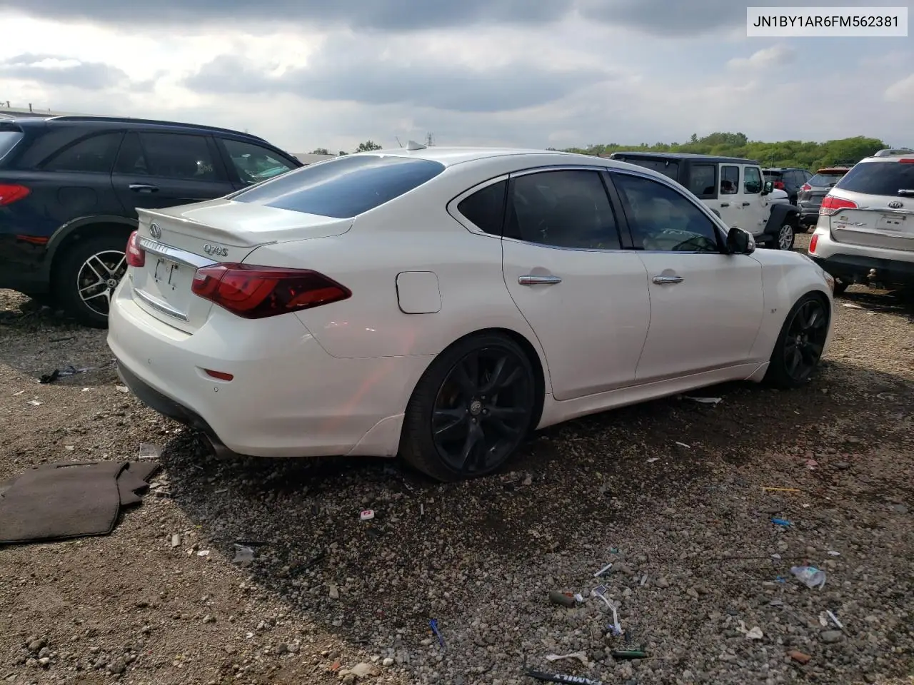 2015 Infiniti Q70 3.7 VIN: JN1BY1AR6FM562381 Lot: 58673905