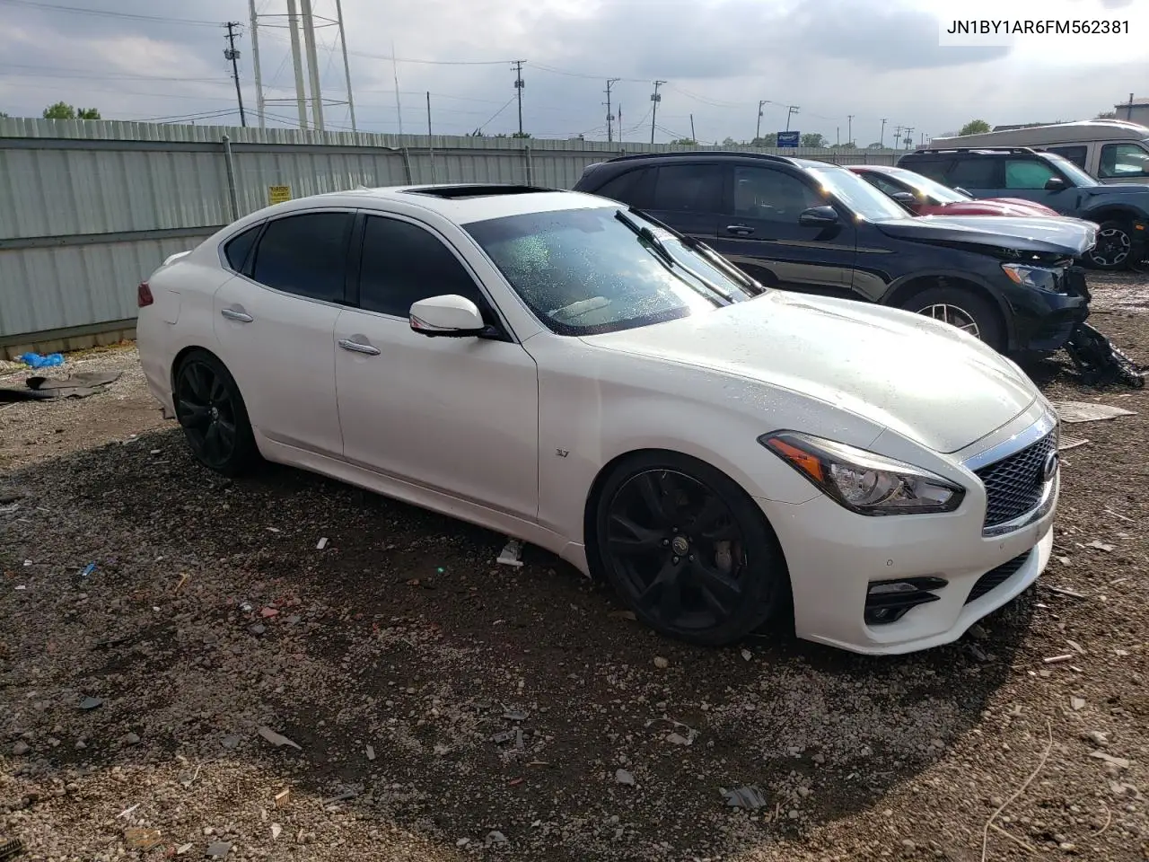 2015 Infiniti Q70 3.7 VIN: JN1BY1AR6FM562381 Lot: 58673905