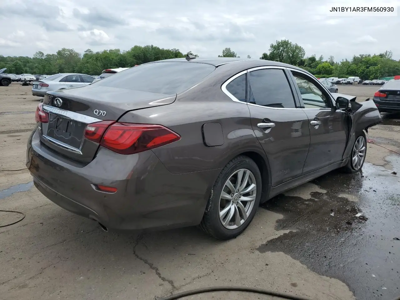 2015 Infiniti Q70 3.7 VIN: JN1BY1AR3FM560930 Lot: 59096225