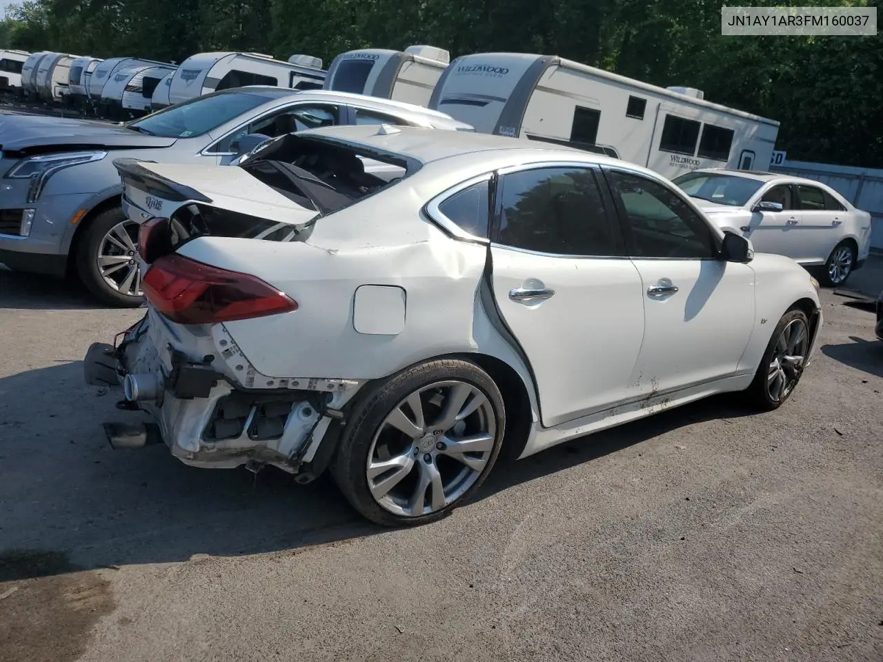 2015 Infiniti Q70 5.6 VIN: JN1AY1AR3FM160037 Lot: 59423255
