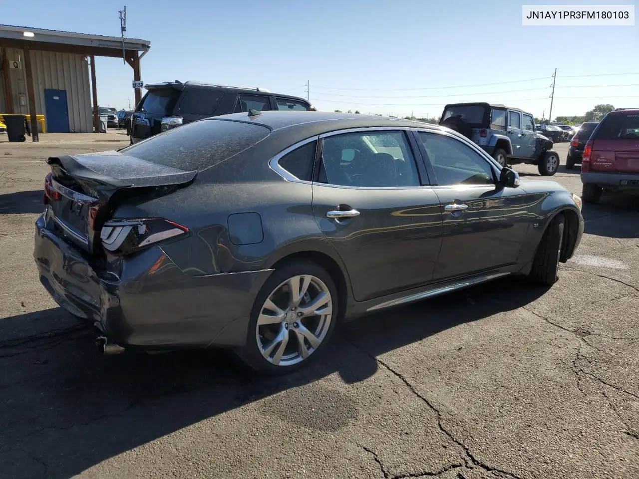 2015 Infiniti Q70L 5.6 VIN: JN1AY1PR3FM180103 Lot: 60311995