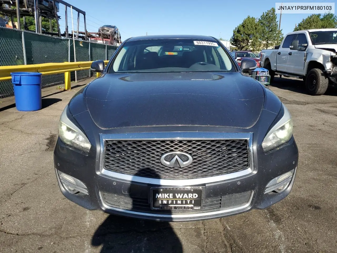 2015 Infiniti Q70L 5.6 VIN: JN1AY1PR3FM180103 Lot: 60311995
