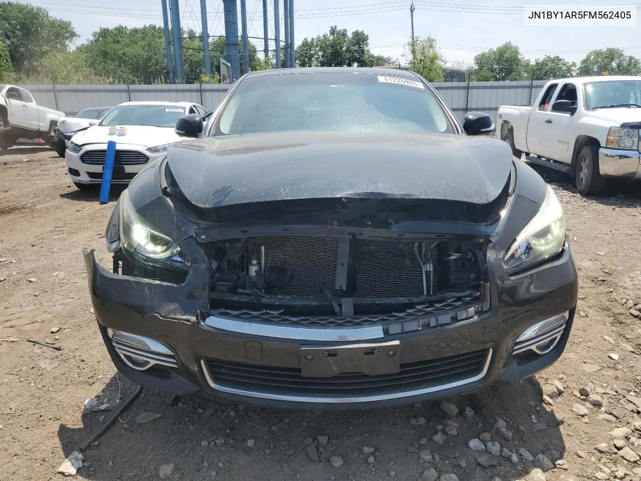 2015 Infiniti Q70 3.7 VIN: JN1BY1AR5FM562405 Lot: 61226905