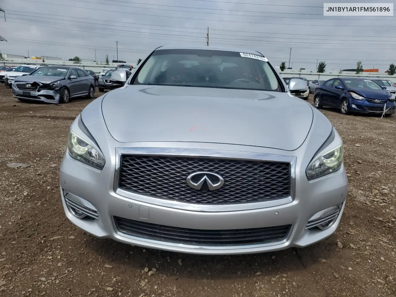 2015 Infiniti Q70 3.7 VIN: JN1BY1AR1FM561896 Lot: 62474315