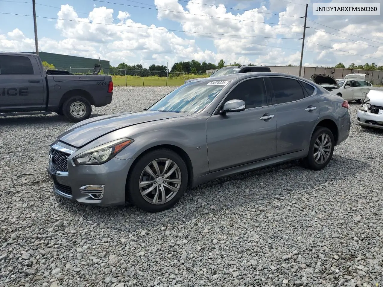 2015 Infiniti Q70 3.7 VIN: JN1BY1ARXFM560360 Lot: 63076925