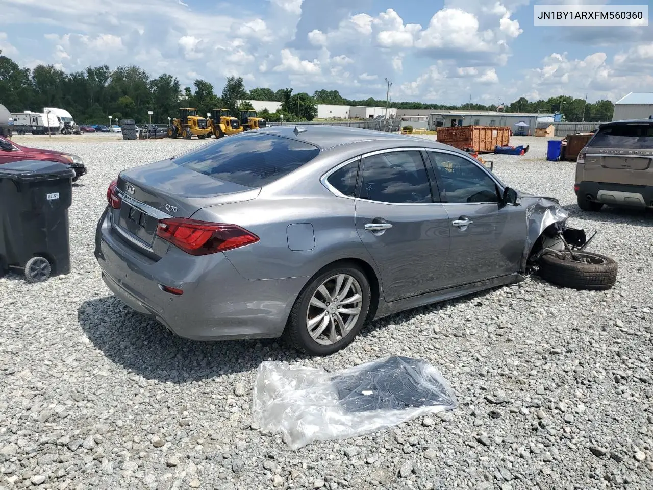 2015 Infiniti Q70 3.7 VIN: JN1BY1ARXFM560360 Lot: 63076925