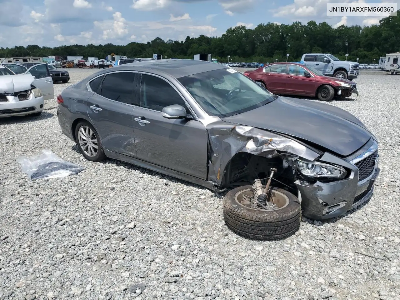 2015 Infiniti Q70 3.7 VIN: JN1BY1ARXFM560360 Lot: 63076925