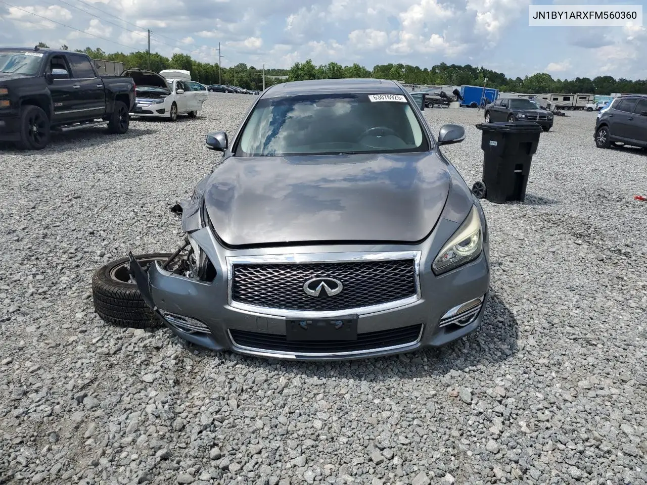 2015 Infiniti Q70 3.7 VIN: JN1BY1ARXFM560360 Lot: 63076925