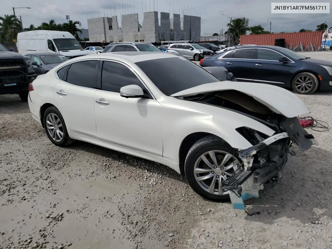2015 Infiniti Q70 3.7 VIN: JN1BY1AR7FM561711 Lot: 76247244