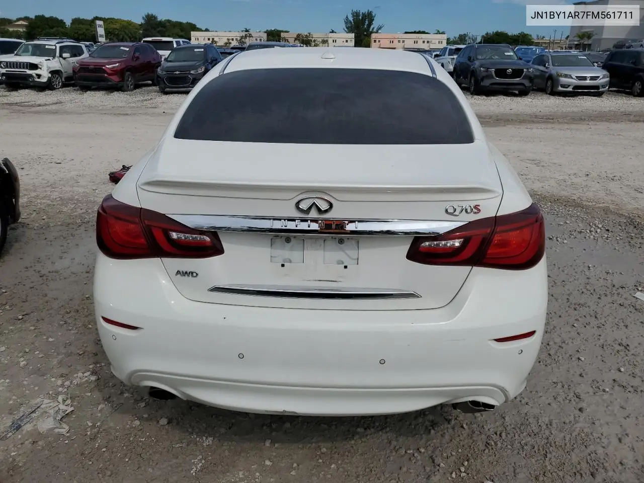 2015 Infiniti Q70 3.7 VIN: JN1BY1AR7FM561711 Lot: 76247244