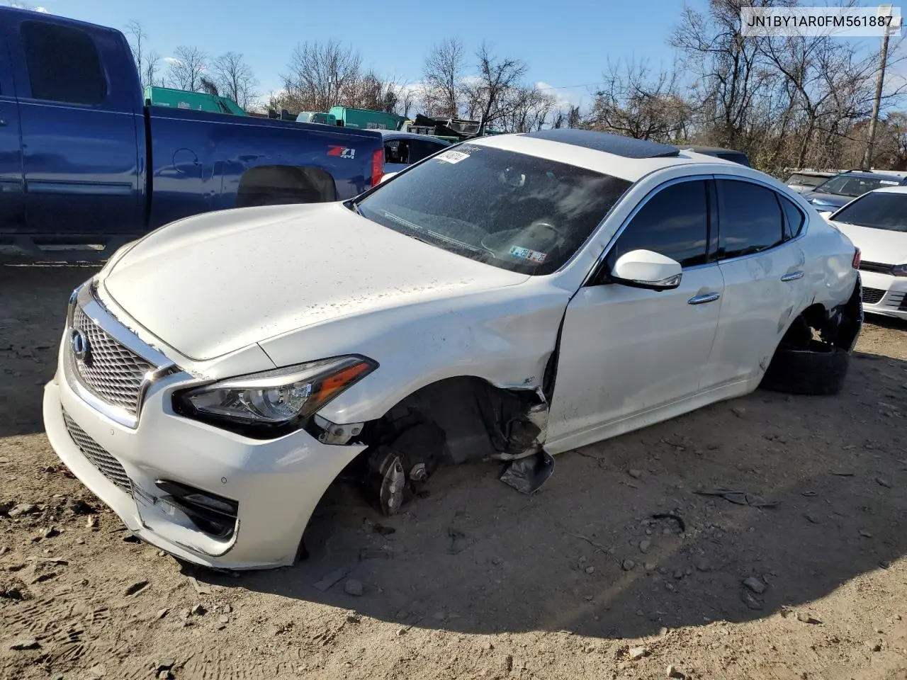 2015 Infiniti Q70 3.7 VIN: JN1BY1AR0FM561887 Lot: 82846014