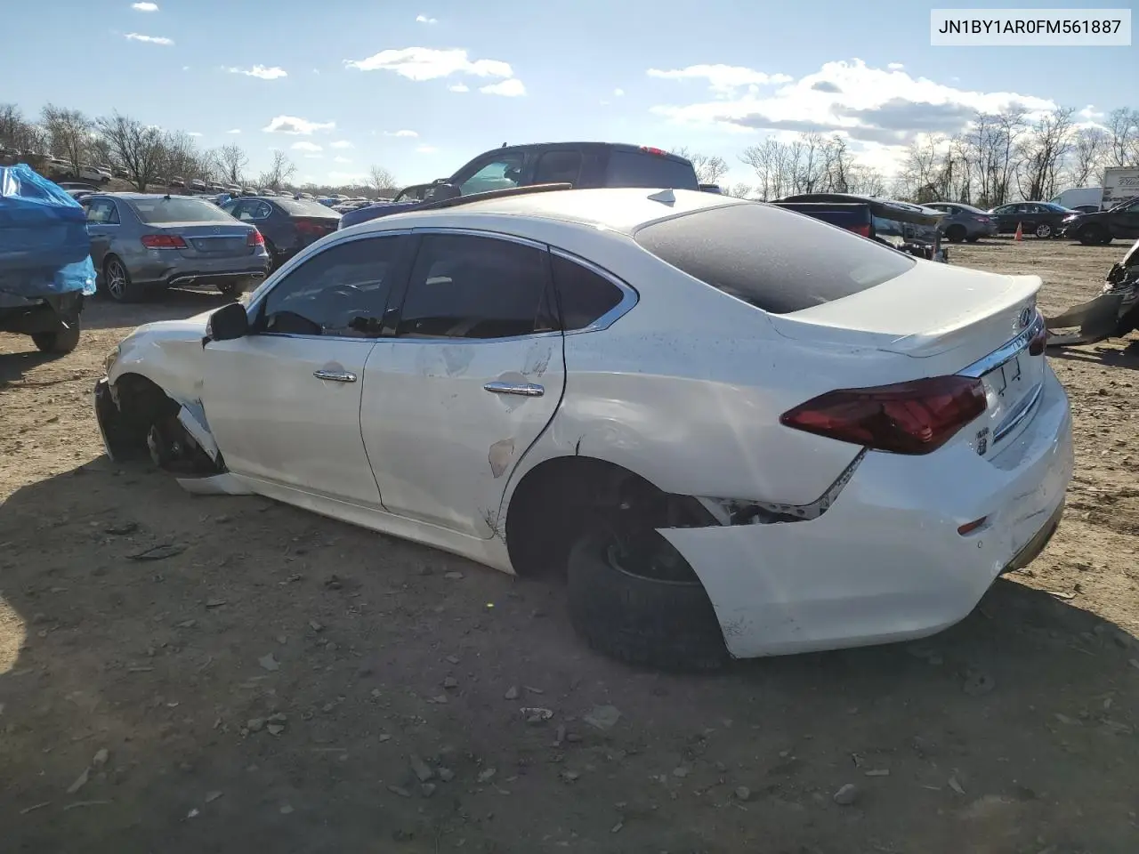2015 Infiniti Q70 3.7 VIN: JN1BY1AR0FM561887 Lot: 82846014