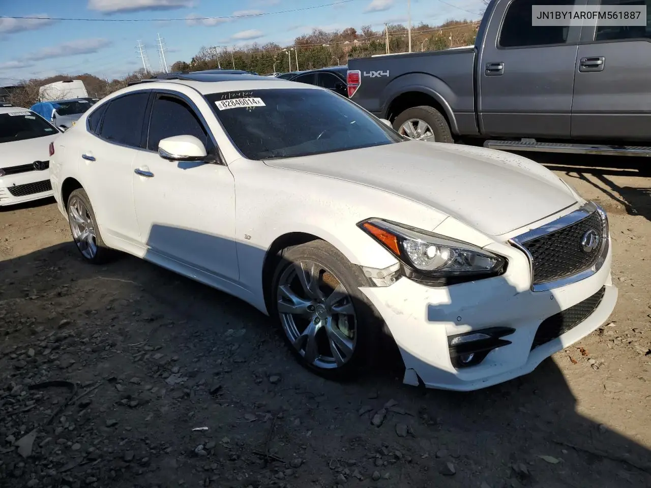 2015 Infiniti Q70 3.7 VIN: JN1BY1AR0FM561887 Lot: 82846014