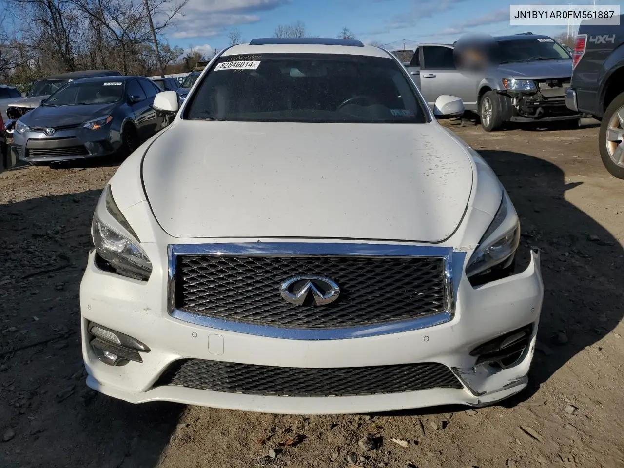 2015 Infiniti Q70 3.7 VIN: JN1BY1AR0FM561887 Lot: 82846014
