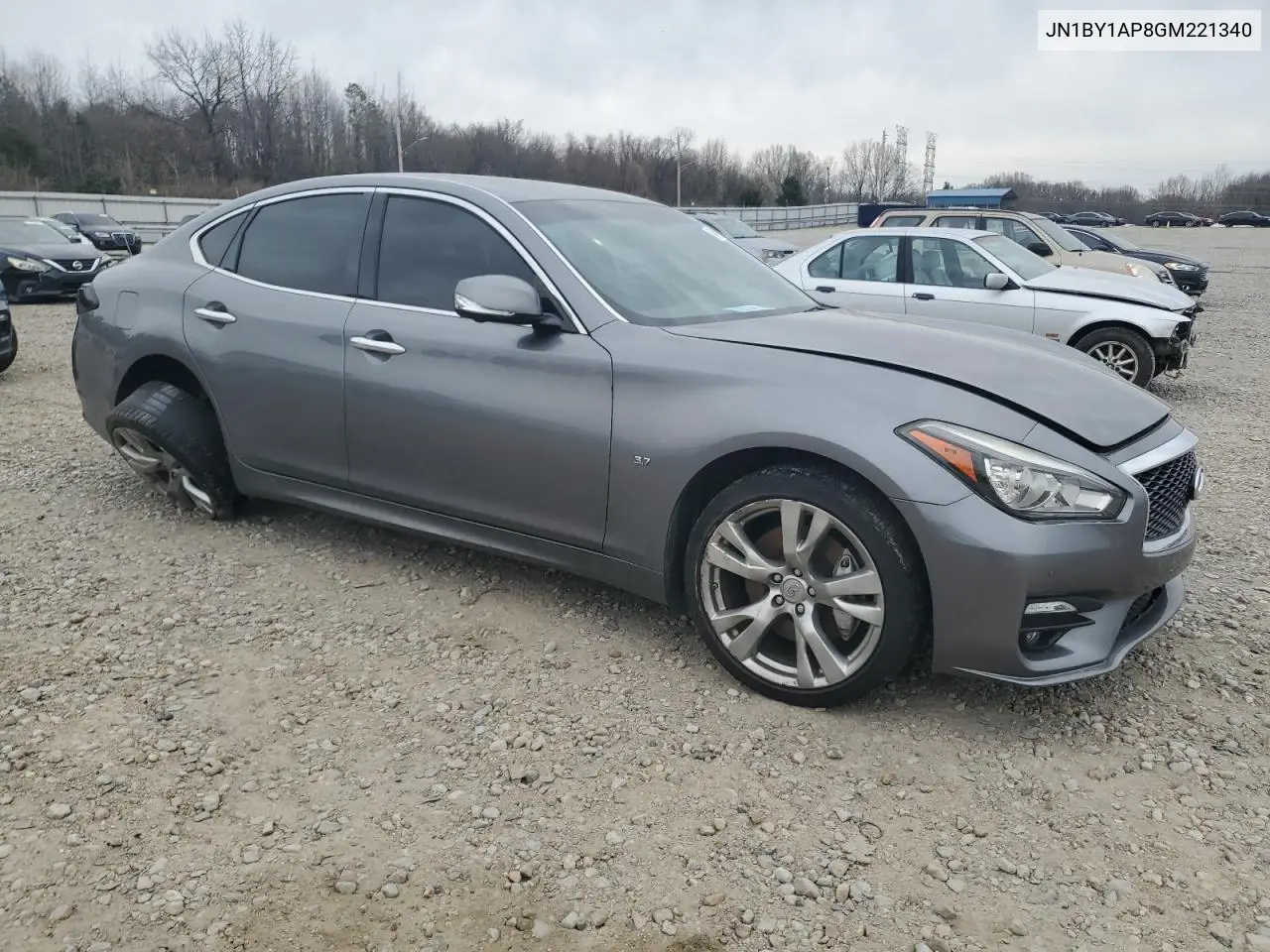 2016 Infiniti Q70 3.7 VIN: JN1BY1AP8GM221340 Lot: 48466255