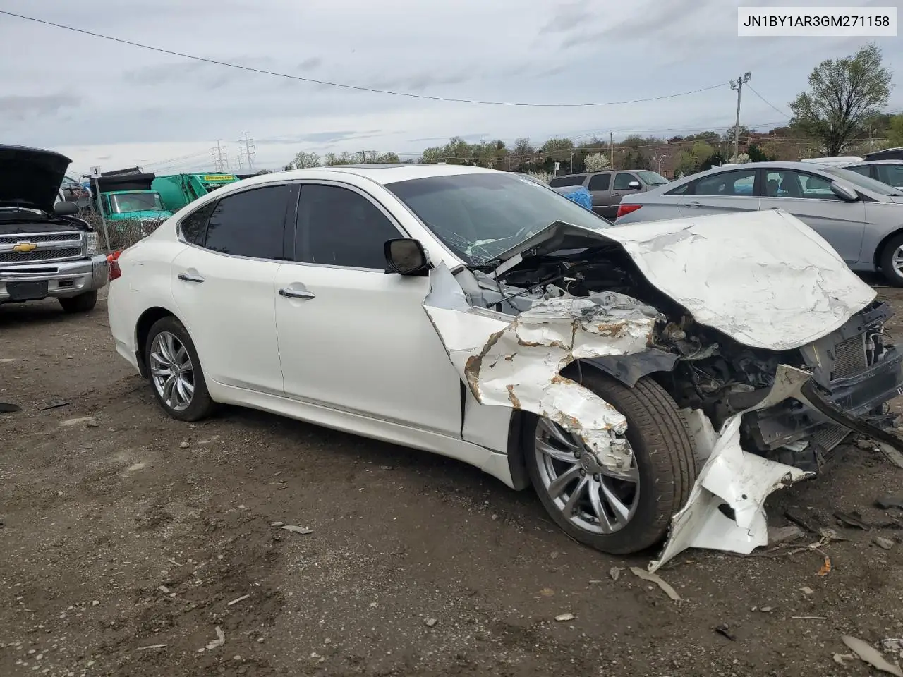 2016 Infiniti Q70 3.7 VIN: JN1BY1AR3GM271158 Lot: 51728485