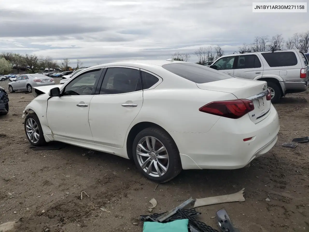 2016 Infiniti Q70 3.7 VIN: JN1BY1AR3GM271158 Lot: 51728485