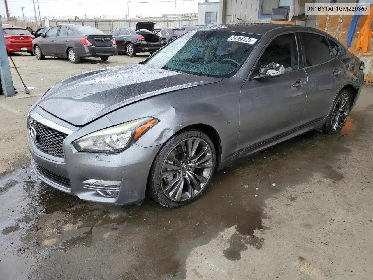 2016 Infiniti Q70 3.7 VIN: JN1BY1AP1GM220367 Lot: 54068025