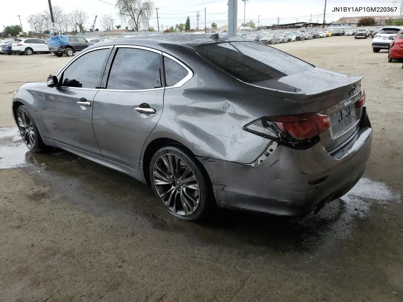 2016 Infiniti Q70 3.7 VIN: JN1BY1AP1GM220367 Lot: 54068025