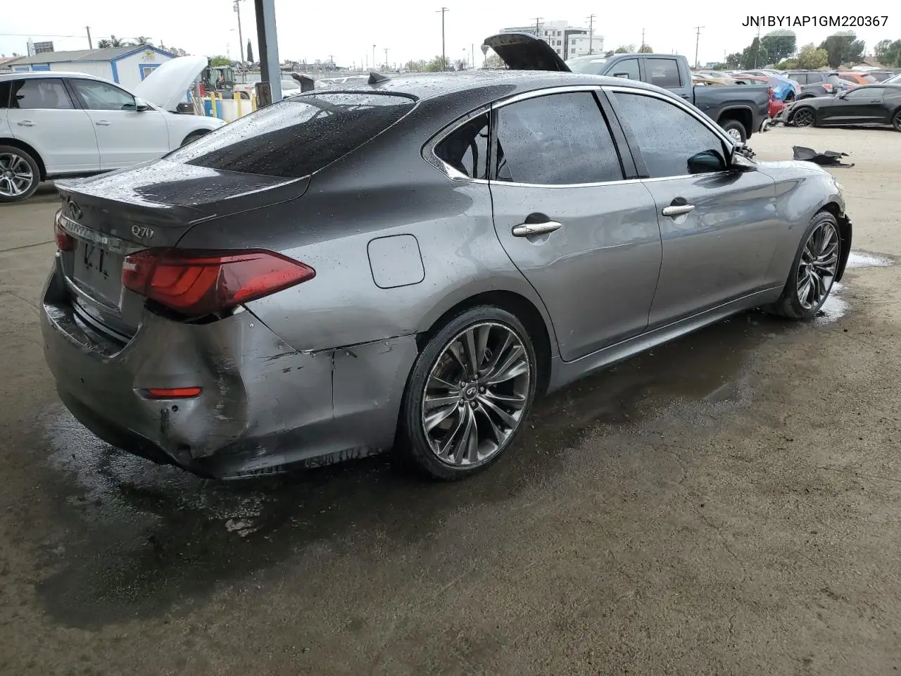 2016 Infiniti Q70 3.7 VIN: JN1BY1AP1GM220367 Lot: 54068025